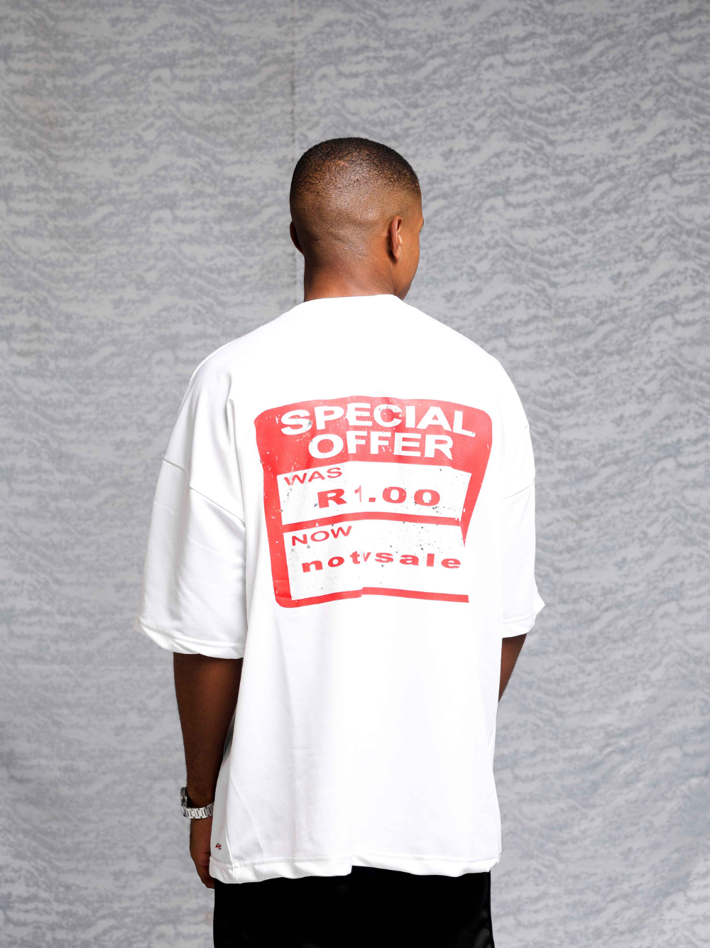 Notivsale Special Offer White Oversized T-Shirt