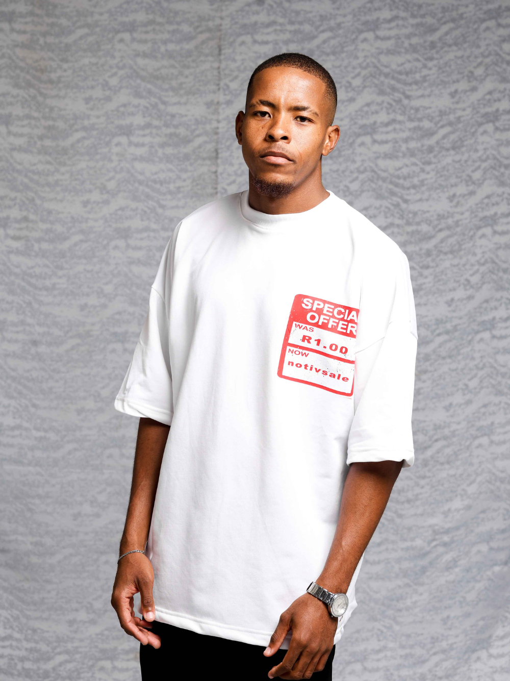 Notivsale Special Offer White Oversized T-Shirt